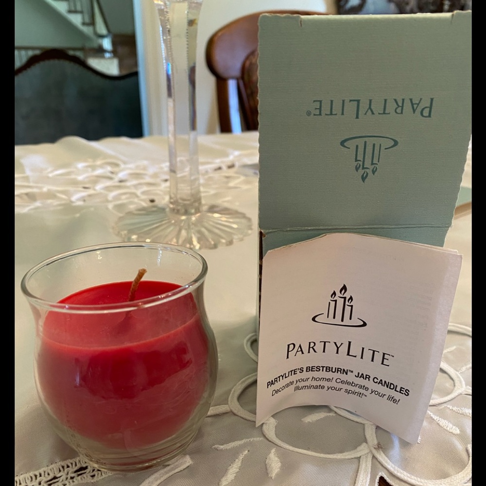 NEW!! PartyLite Mini Barrel Jar Candle